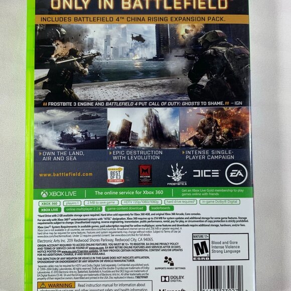 Battlefield 4 Xbox 360 Game China Rising Expansion Pack Includes 2 Discs Tested - Picture 4 of 6